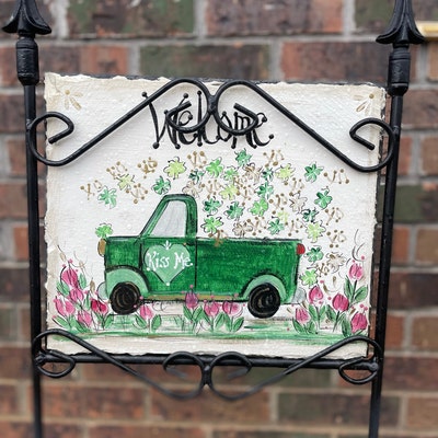 Spring Slate. Welcome Sign. Summer Slate. Personalized Gift. Door Decor ...