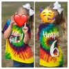minty rainbow tie dye