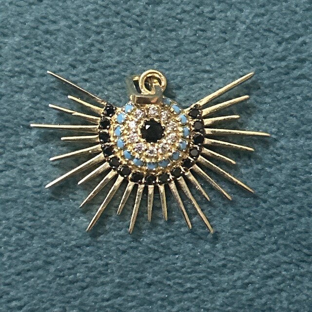 K14 Evil Eye ネックレス トップ Evil Eyes – Sphera Milano