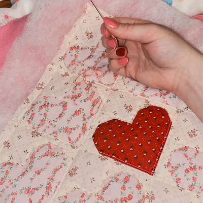 PDF Heart Quilt Pattern Tiny Hearts Quilt - Etsy