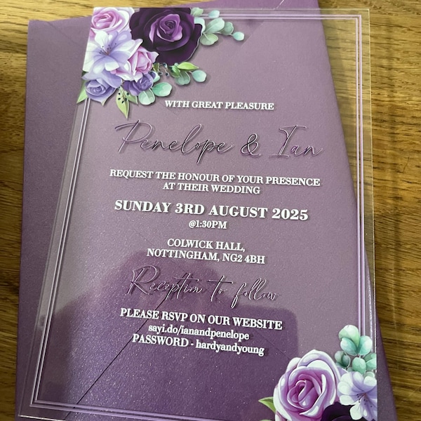 Sliding Wedding Invitation With Bride and Groom. Slideng Bride ...