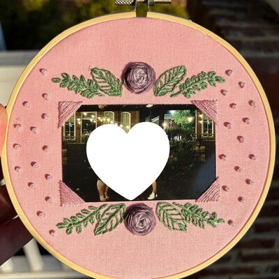 Instax Photo Frame Pattern PDF Download Only Embroidered Photo Frame ...