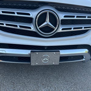 Aluminum Front License Plate Mount Compatible with 2017-2023 Tesla