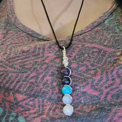 Intention Healing Crystal Necklaces Love, Protection, Prosperity ...