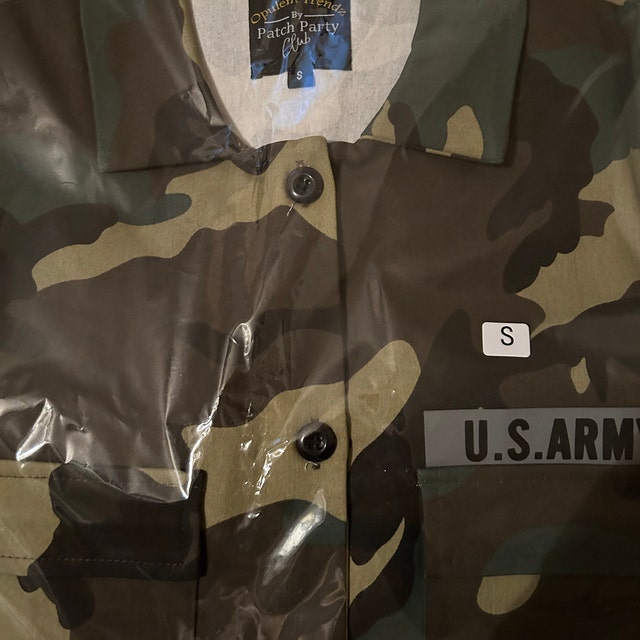 ジャケット・アウター 50DUPPIES CAMOUFLAGE COTTON PAD JACKET Camo Jacket for Women, No PATCHES, 4-pocket, Button up