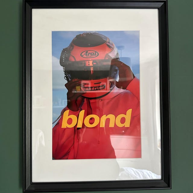 Frank Ocean Fashion Vintage Poster | Blond | A2 A3 A4 Framed