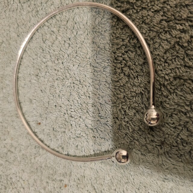 アクセサリー Italy 925 balls cuff bangle Amazon.com: TPSFASHION New 2024 925 Sterling Silver Round