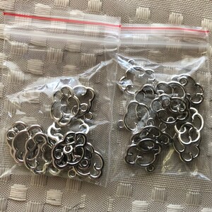 10 mm Pad Adjustable Ring FS-RING001 Silver Ring Blank 10 pieces