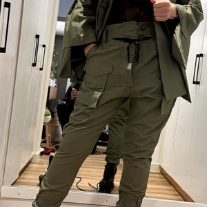 Abito in jersey con smock - Scollo arrotondato - A maniche corte