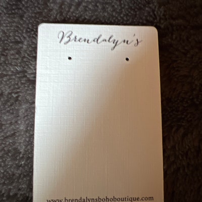 Custom Earring Cards 20 SIZES With Your Logo Packaging - Etsy