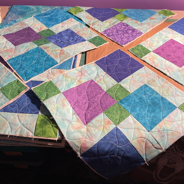Twin Size Quilt Pattern; Finished Size 74 X 93, Red, Black and White ...