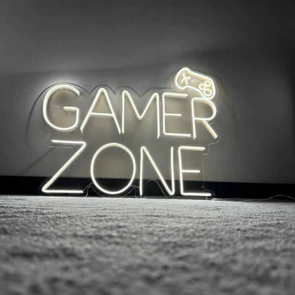 Custom Gamer Neon Sign Custom Gamer Username Neon Light Sign Neon ...
