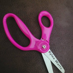 Kids Scissors Engraved and Personalized With Child's Name Choose