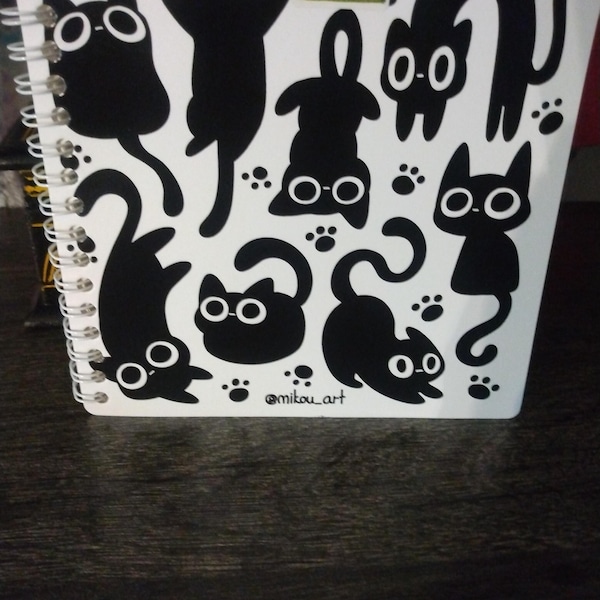 Sticker Sheet | Liquid Cat Collage Vol.1 | 5.5x5.5 Inch | Gift for Cat ...