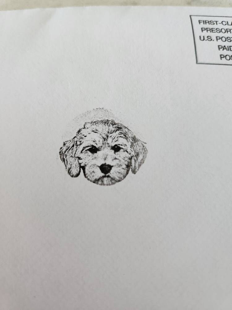 Custom Pet Stamp, Cute Pet Image Stamp,Personalized Cat&Dog Stamps, Royal Pet Face Stamp,Pet Memorial Gift