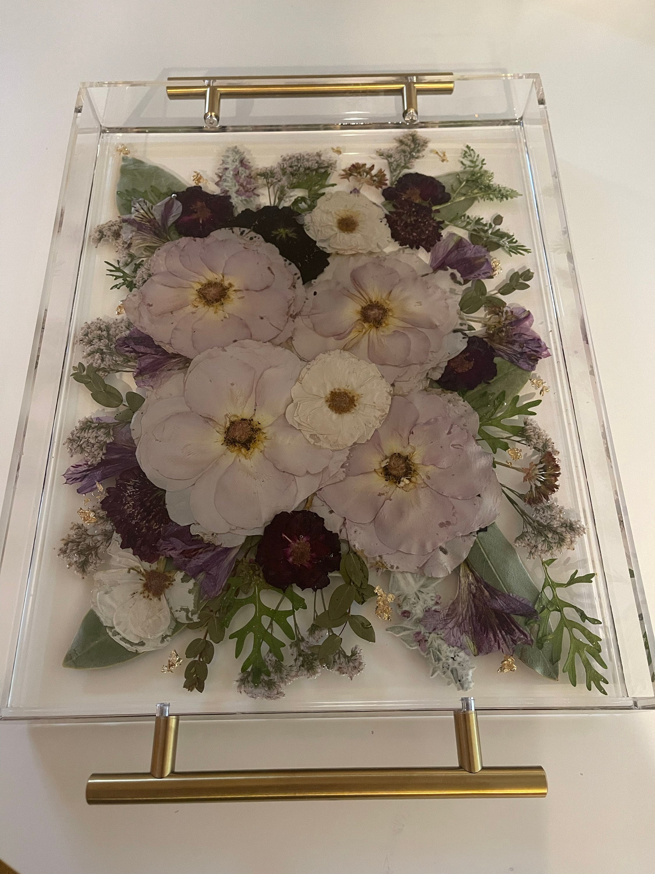 Preserved flowers from Breanna's etsy review