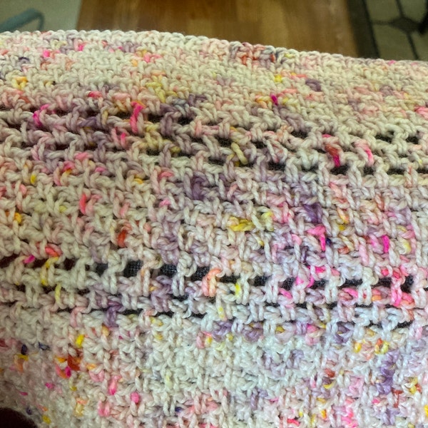 Easy Crochet Shawl Pattern | Cedar Arches Rectangular Shawl (PDF ...