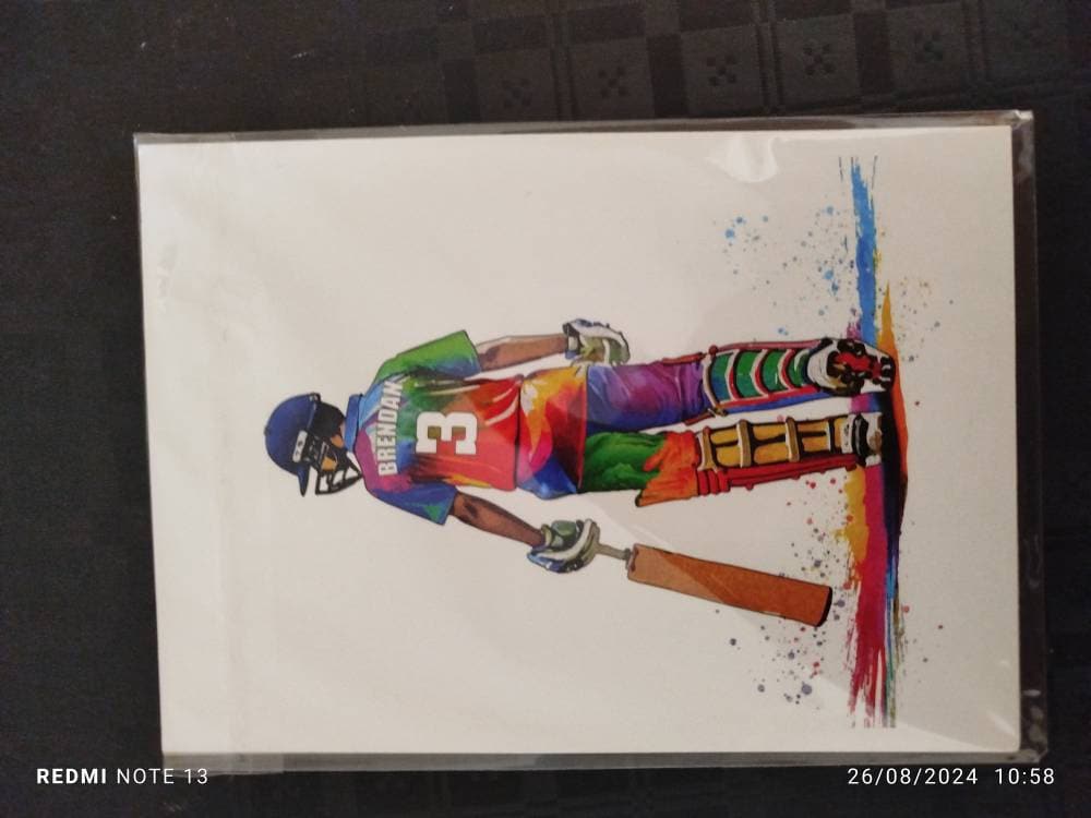 Personalised Cricket Player | Cricket Gifts for Boys | Boy Cricket Poster | Cricket Wall Art | Personalised Cricket Player Gift