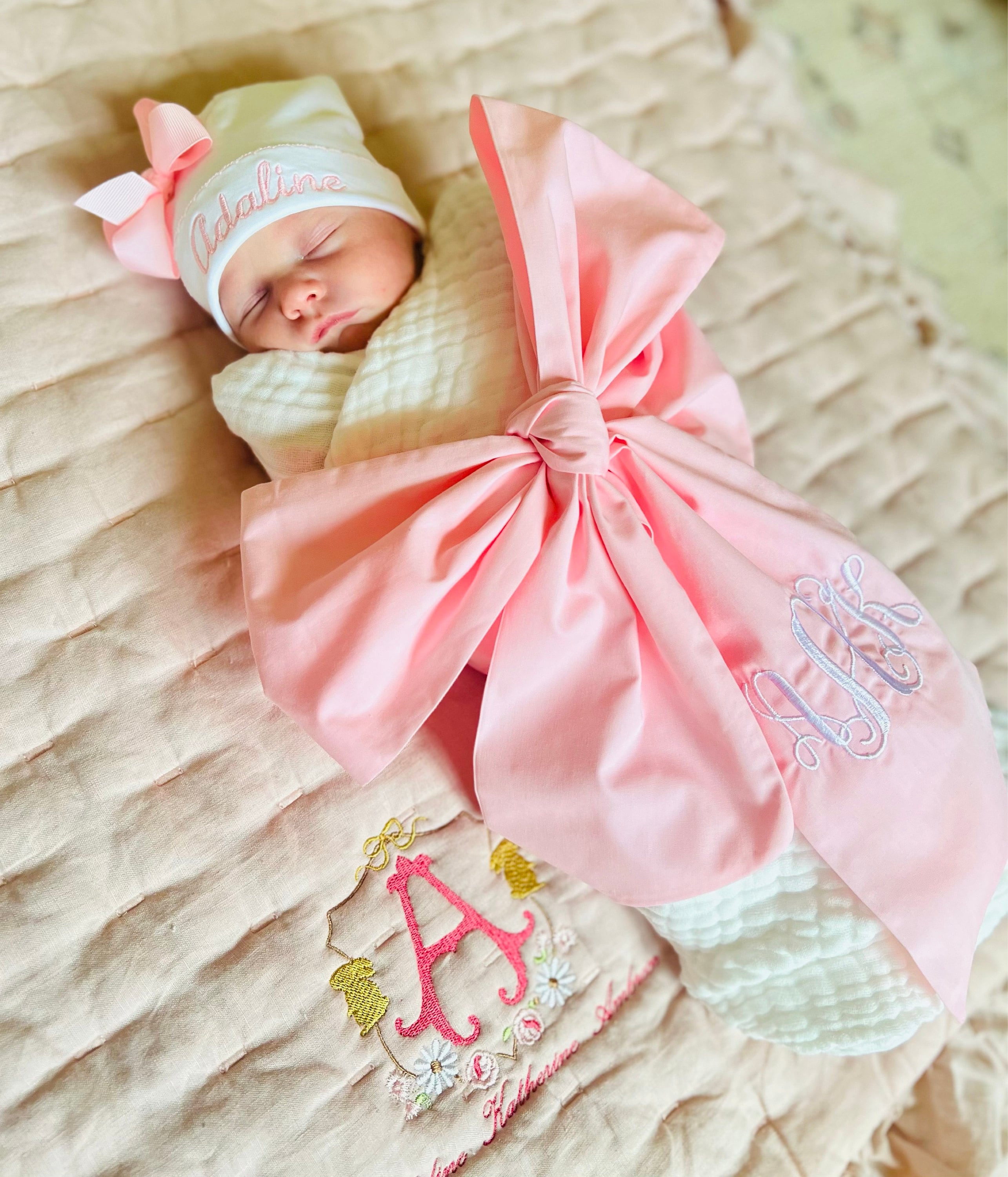 Infant Baby Swaddle Bow