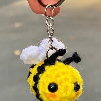 Mini Crochet Bee Amigurumi Plushies - Etsy