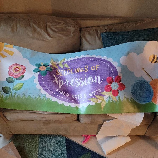 2x6 Foot Craft Show Banner: Full Color Vinyl Table or Tent Display - Etsy