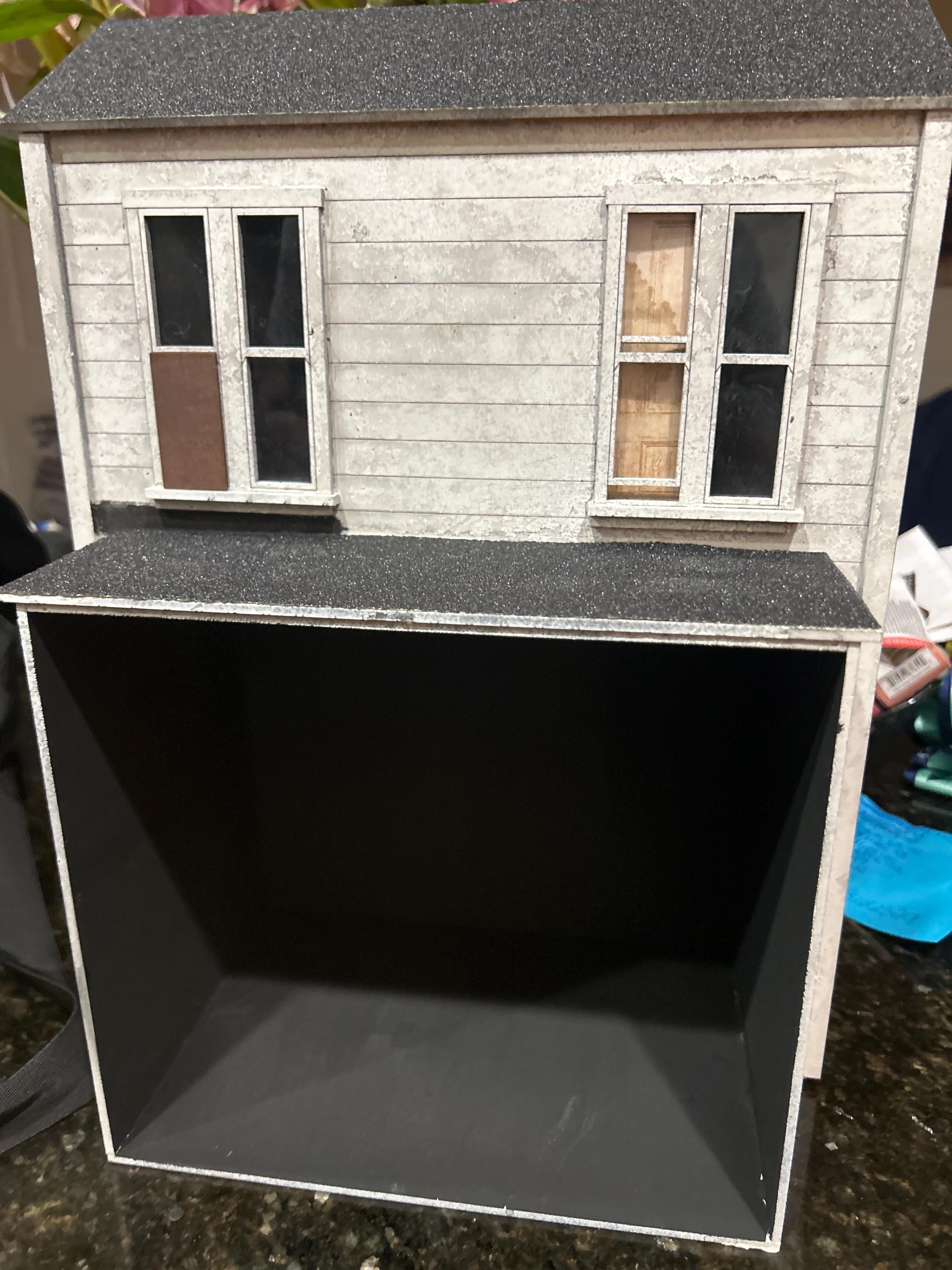 New in stock! Ready to ship! Halloween michael Myers inspired Media storage Diorama house for blu rays dvds vhs movies not included