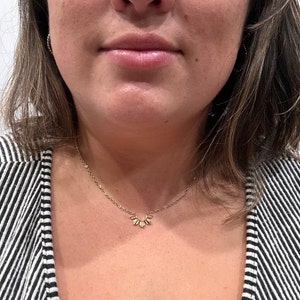 The Bayani Half Sun Necklace / Gold / Filipina Half Sun Necklace / Philippines