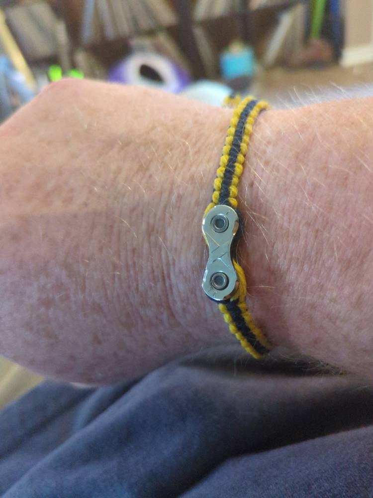 Bicycle Chain Bracelets | re cycled | hand made | bike chain | uk made | gift idea | Bracelet