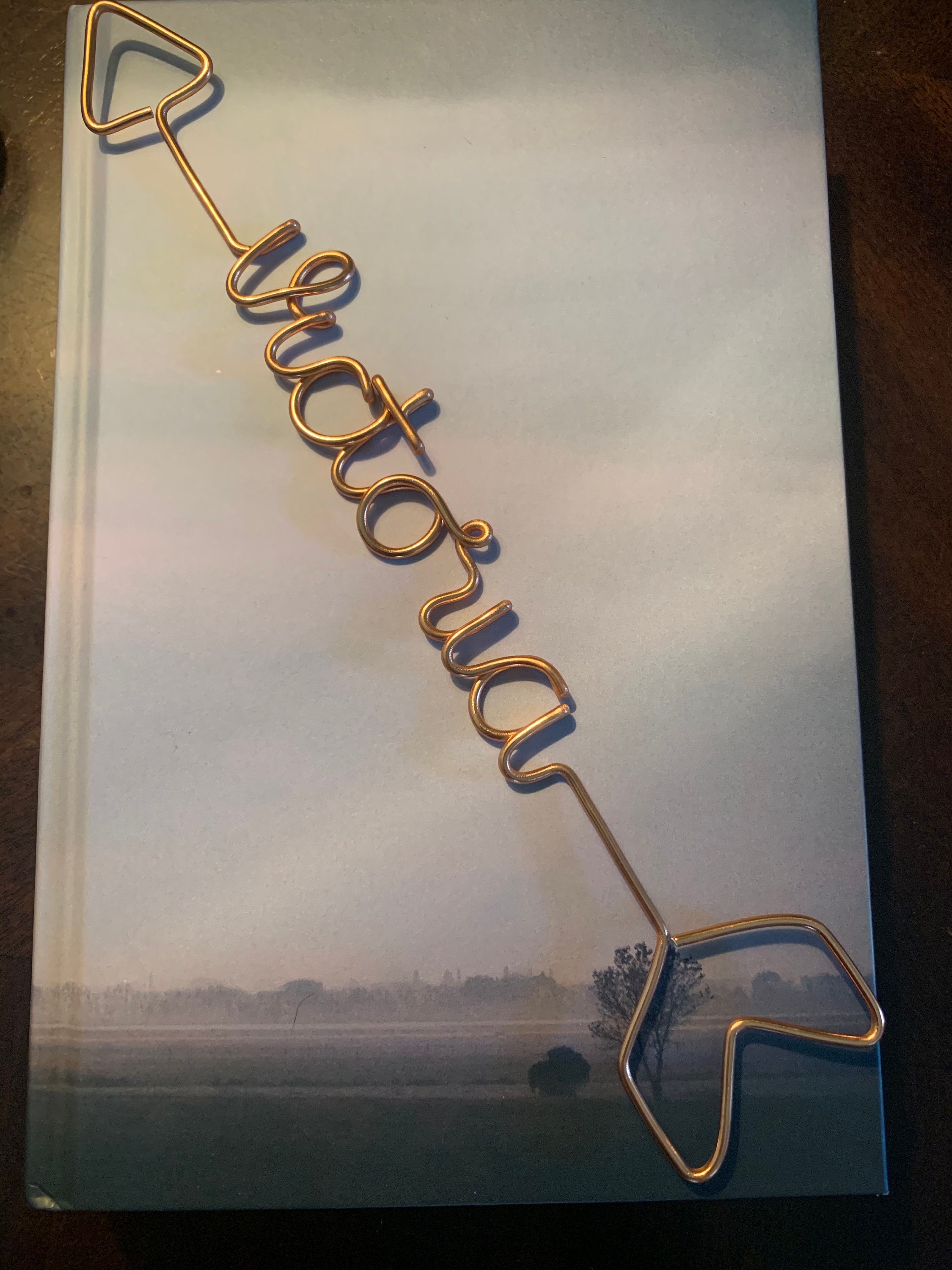 Custom Arrow Name Bookmark - Wire Name Bookmark - Bookmark Gift - Planner Marker - Back to School Gift - Teacher Gift - Book Lovers Gift