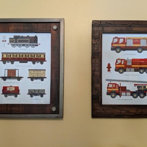 Fire Truck Printable Boys room decor Kids Chart print | Etsy
