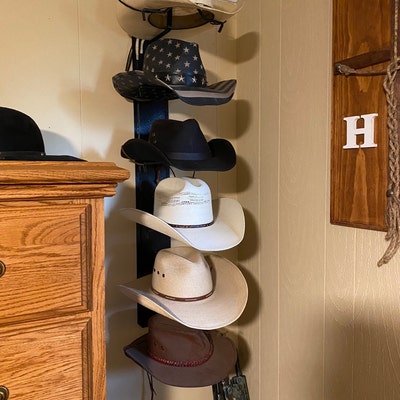 American Made Crown up Six Hat Rack Black by Mark Christopher ...