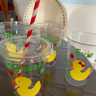 Rubber Duck Party Cups, Duck Party, Rubber Duck Baby Shower, Duck ...