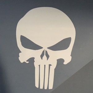 The Punisher Skull Vinyl Car Truck Wall Window Laptop Decal - Etsy