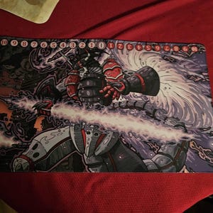 クリアランス シャイングレイモン ルインモード プレイマット - 14x24