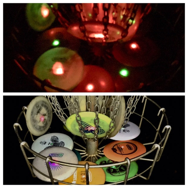 50 Pack of Flat LED Lights for Disc Golf and Crafts Extreme Etsy