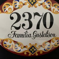 Targa Da Giardino Personalizzata PixPrint &ndash; Acquerello Floreale, Qualsiasi Testo, Impermeabile