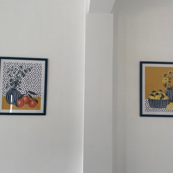 add a touch of nature to your kitchen with citrus... Citrus Fruit Prints Set, Kitchen Prints Set, Fruit Prints, Fruit Prints ...