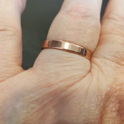 Solid Copper Anklet CA104G -1/4 of an inch wide - 8 to 11 inch Solid Copper Anklet CA104G -1/4 of an inch wide - 8 to 11 inch