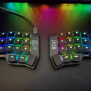 ワイヤレスCorne v4 Bluetooth分割キーボード - Etsy 日本