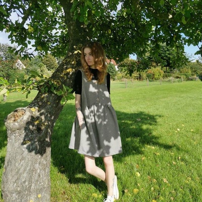 vintage pink babydoll dress