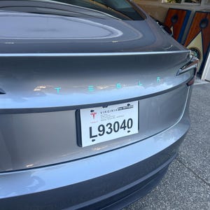 Black 3M Vinyl Decal For Tesla Model S/X Rear Tailgate – Trunk Badge Letters