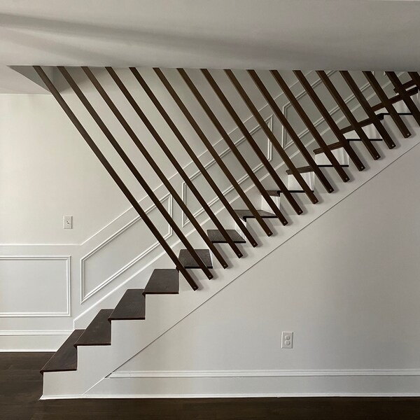 Image showcasing Walnut on Walnut Wood Ceiling Panels | Custom Reception Desk Area ...