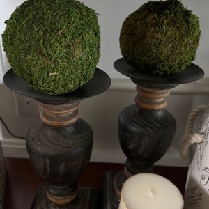 2 Diameter Small Green Round Moss Balls Sold in Sets of 12-vase or Bowl  Filler-spring, Summer, Fall Decor 