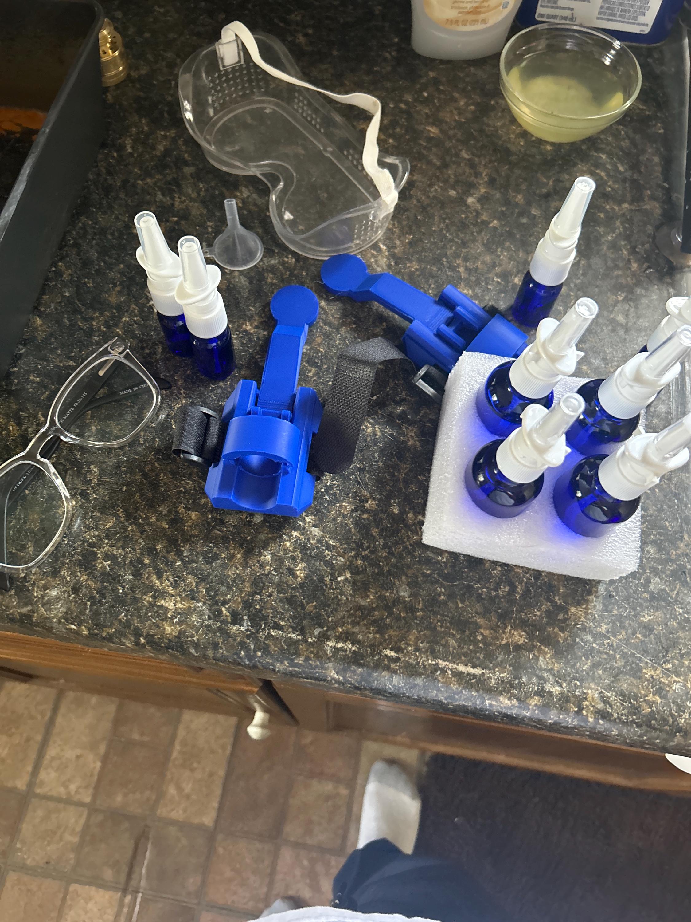 Customer photo of 3D Printed Web Shooter x2 | Functional Water Spray | Spider-Man Cosplay Prop | Superhero Costume Gift