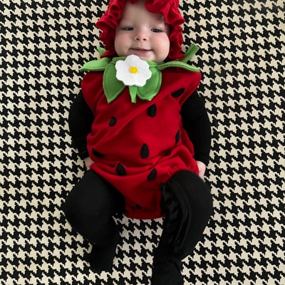 Halloween Strawberry Costume-baby Strawberry Dress-cosplay Costume ...