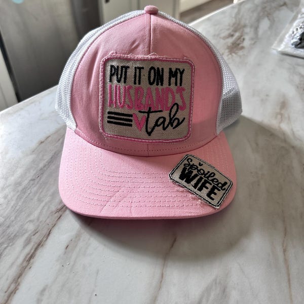 Put It on My Husbands Tab Foam Trucker Hat. Funny Gift for Wife. Snarky ...