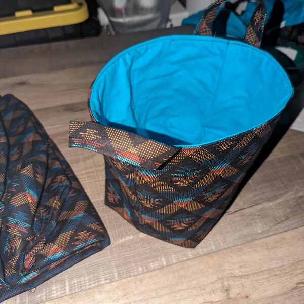 Emilia Fabric Basket PDF Sewing Pattern & Video Tutorial (2 Size ...