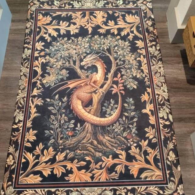Ornate Victorian Gothic Dragon Runner Enchanted Baroque Medieval