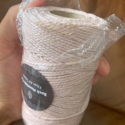 2mm 2 Strand Cotton Macrame String Cotton Candy Pink - Etsy