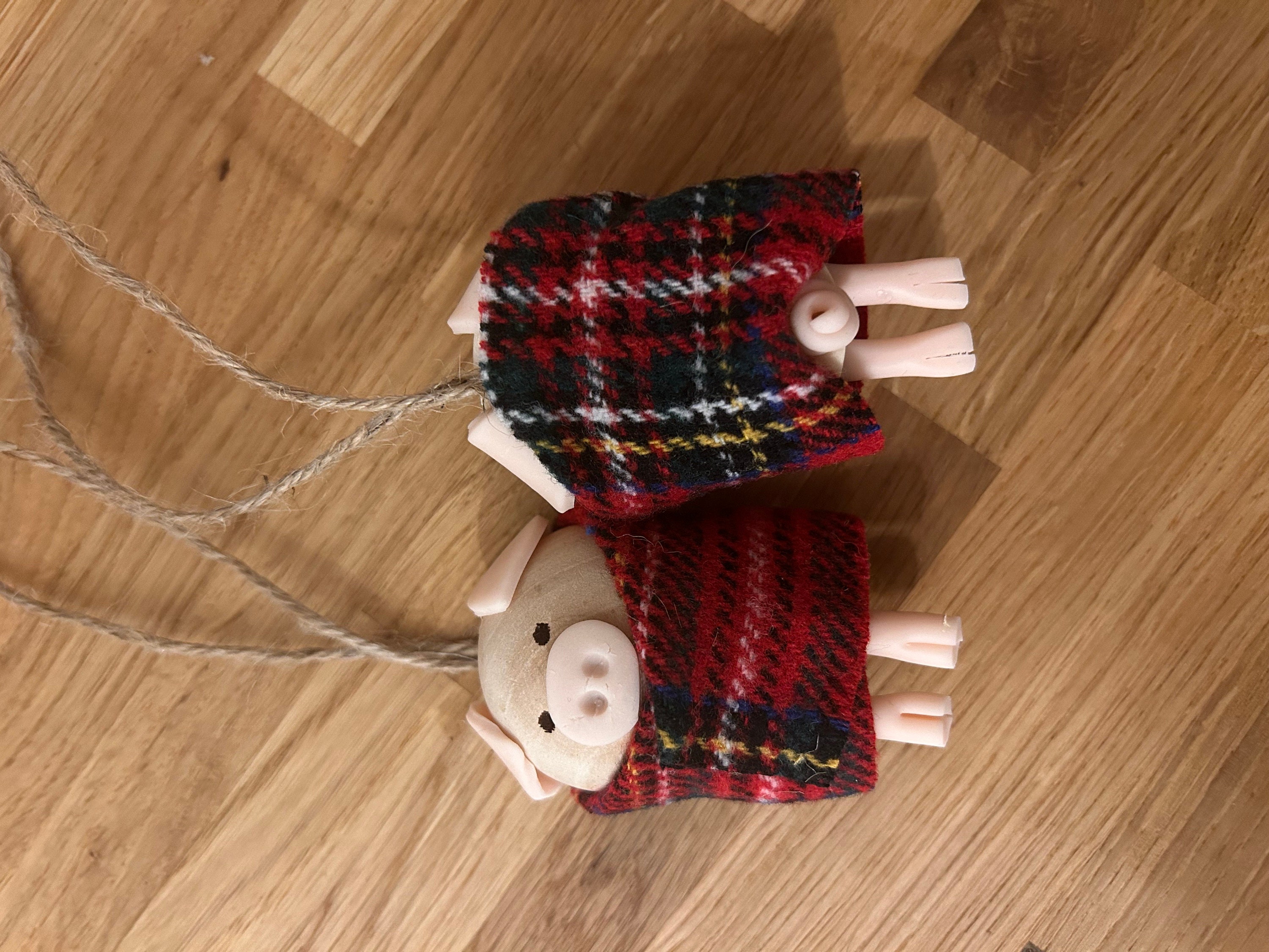 Pigs in blankets Christmas decoration, Christmas ornament, Tree decoration, Christmas decor, Christmas tree, vegan gift, pig lover